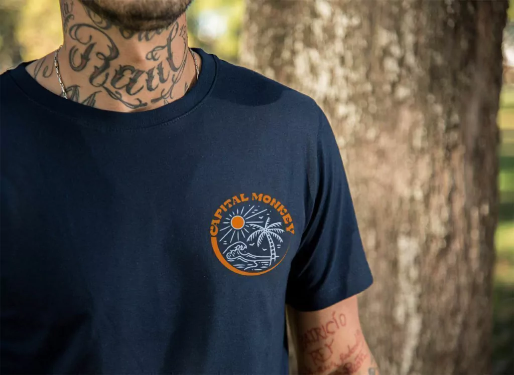 Remera Regular Fit azul navy - Istand