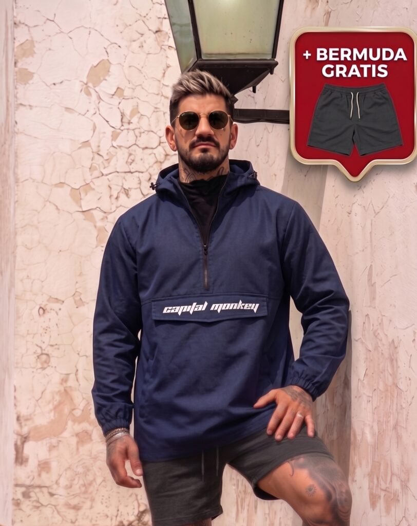 Anorak Oversize - Azul Navy