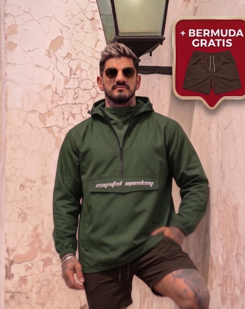 Anorak Oversize - Verde Militar