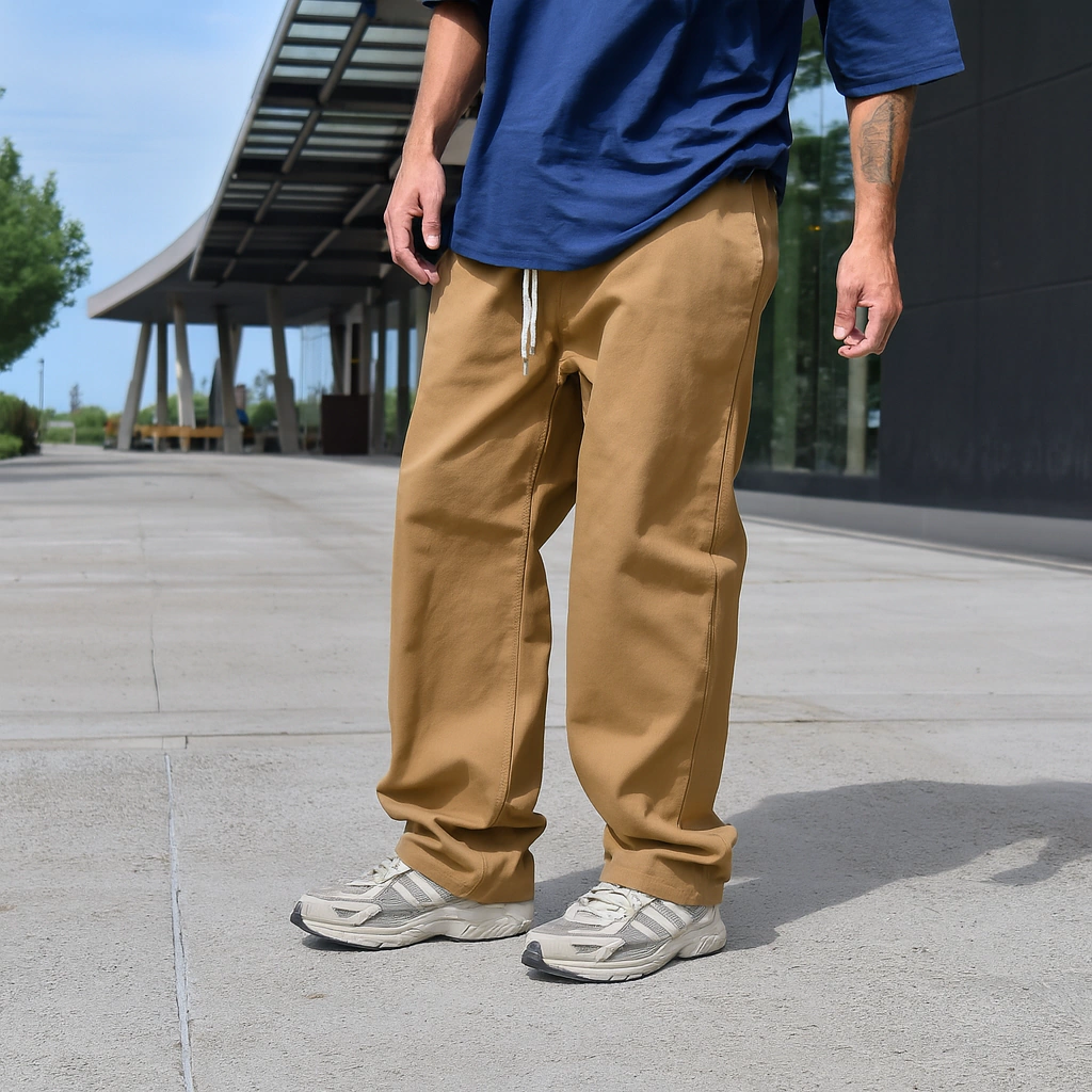 JOGGER BAGGY DIAMOND - camel
