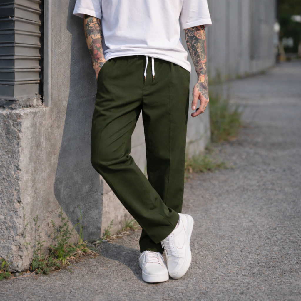 JOGGER SASTRERO - verde militar