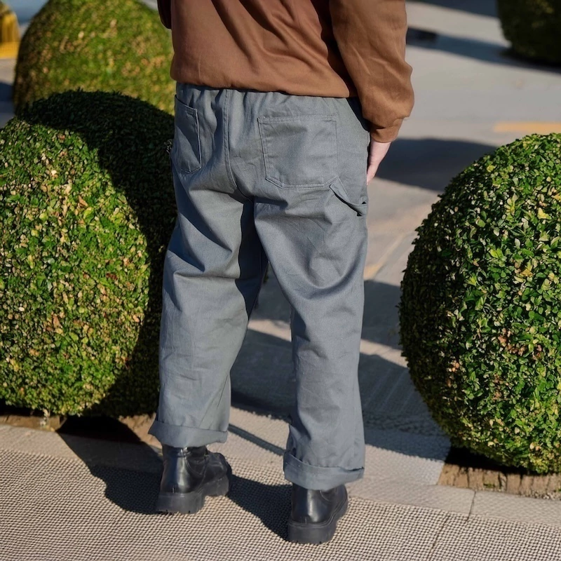CARPINTERO BAGGY JOGGER - gris topo - Imagen 4