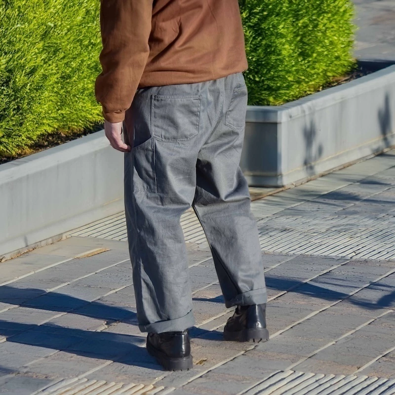 CARPINTERO BAGGY JOGGER - gris topo - Imagen 5