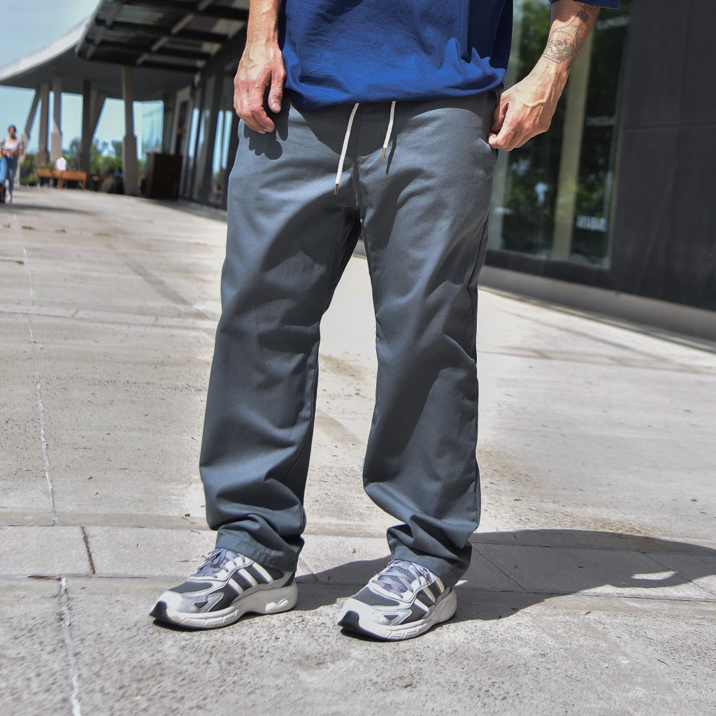 JOGGER BAGGY DIAMOND - gris topo
