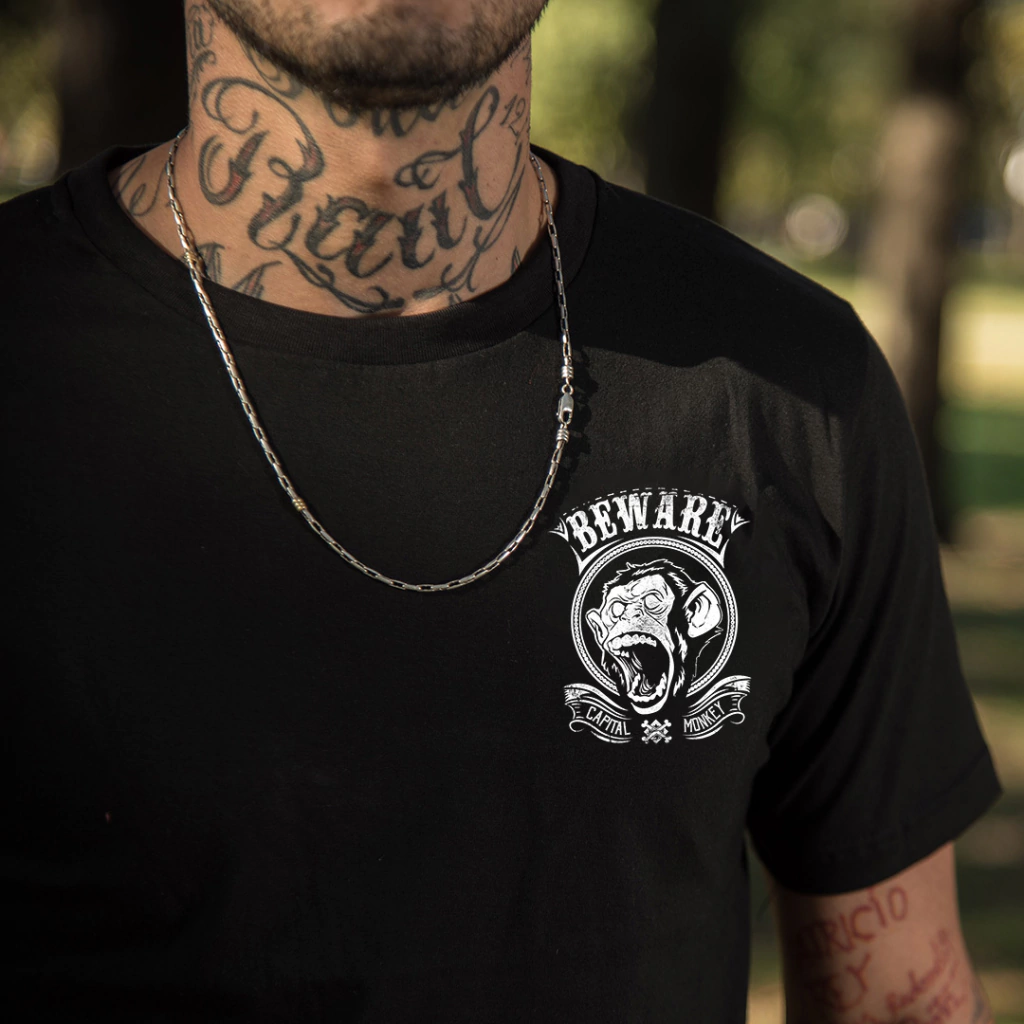 Remera Regular Fit black - BEWARE