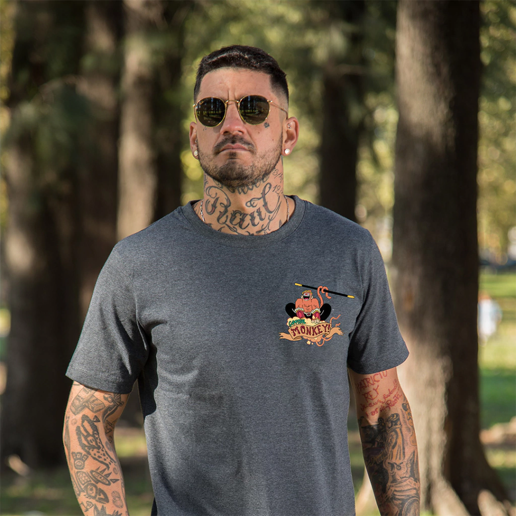 Remera Regular Fit gris topo - Flying Nimbus