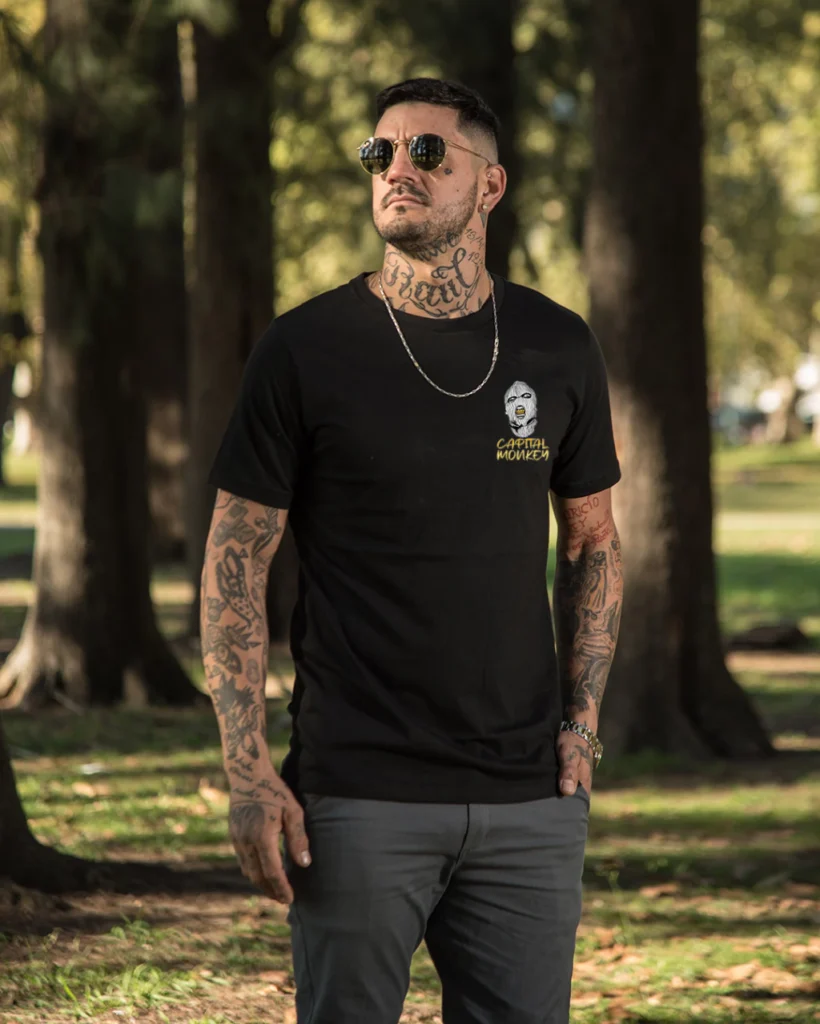 Remera Regular Fit black - Tug Life