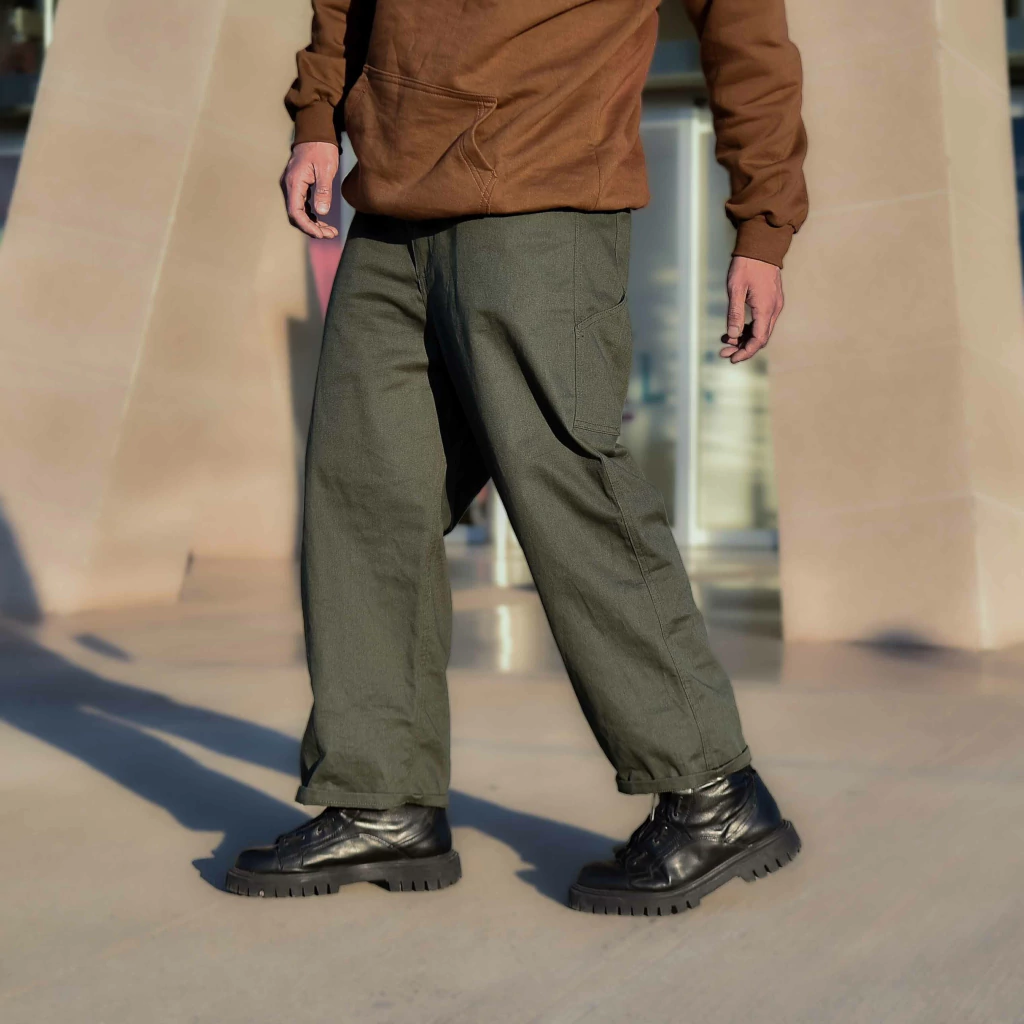 CARPINTERO BAGGY JOGGER - verde militar