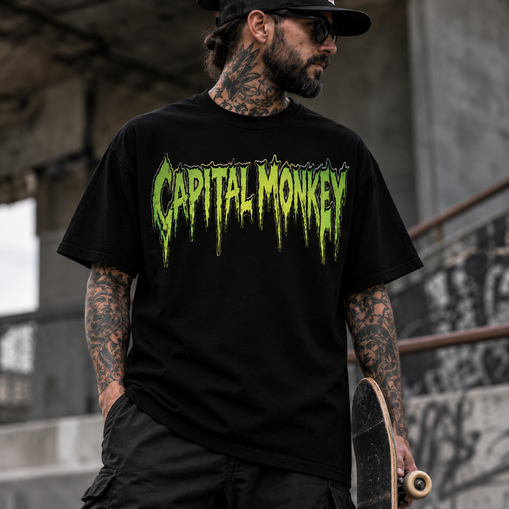 Remera Regular Fit black - MONSTER