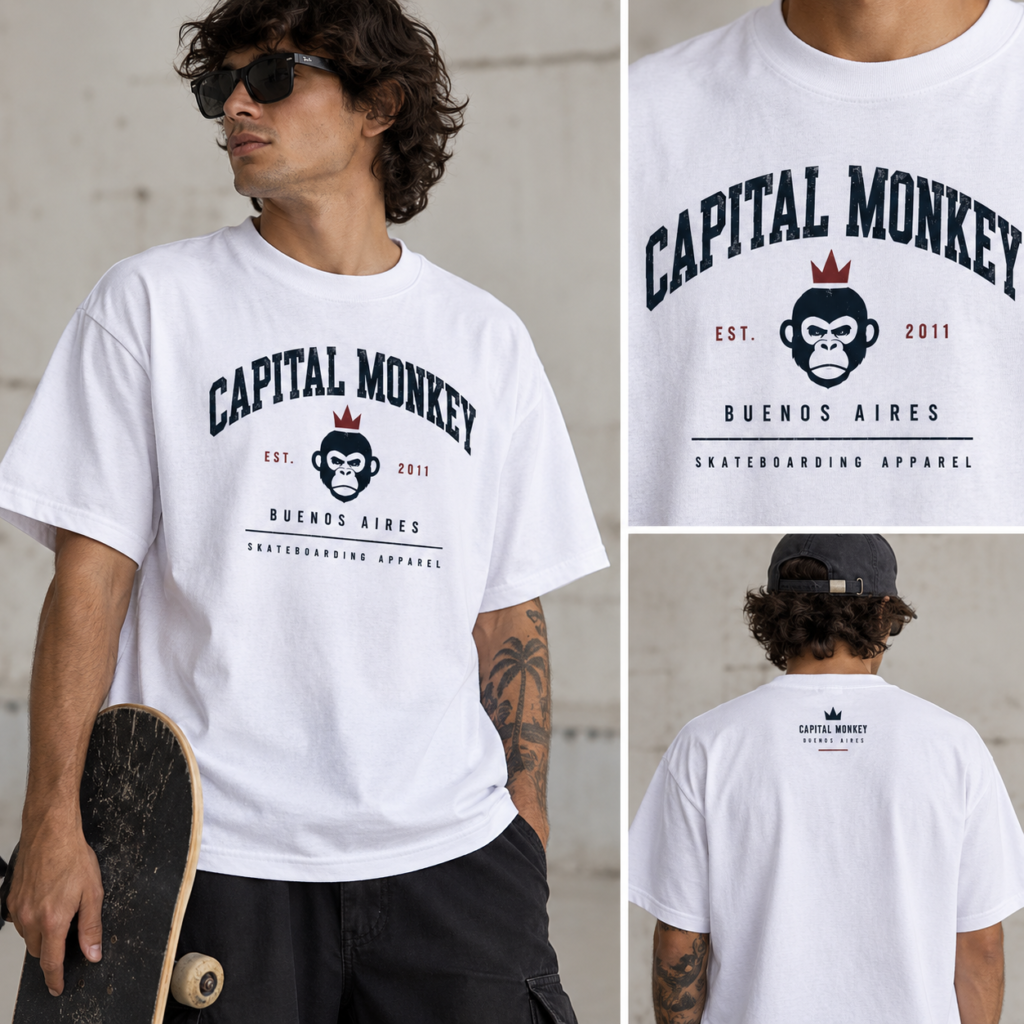 Remera Regular Fit white - KING