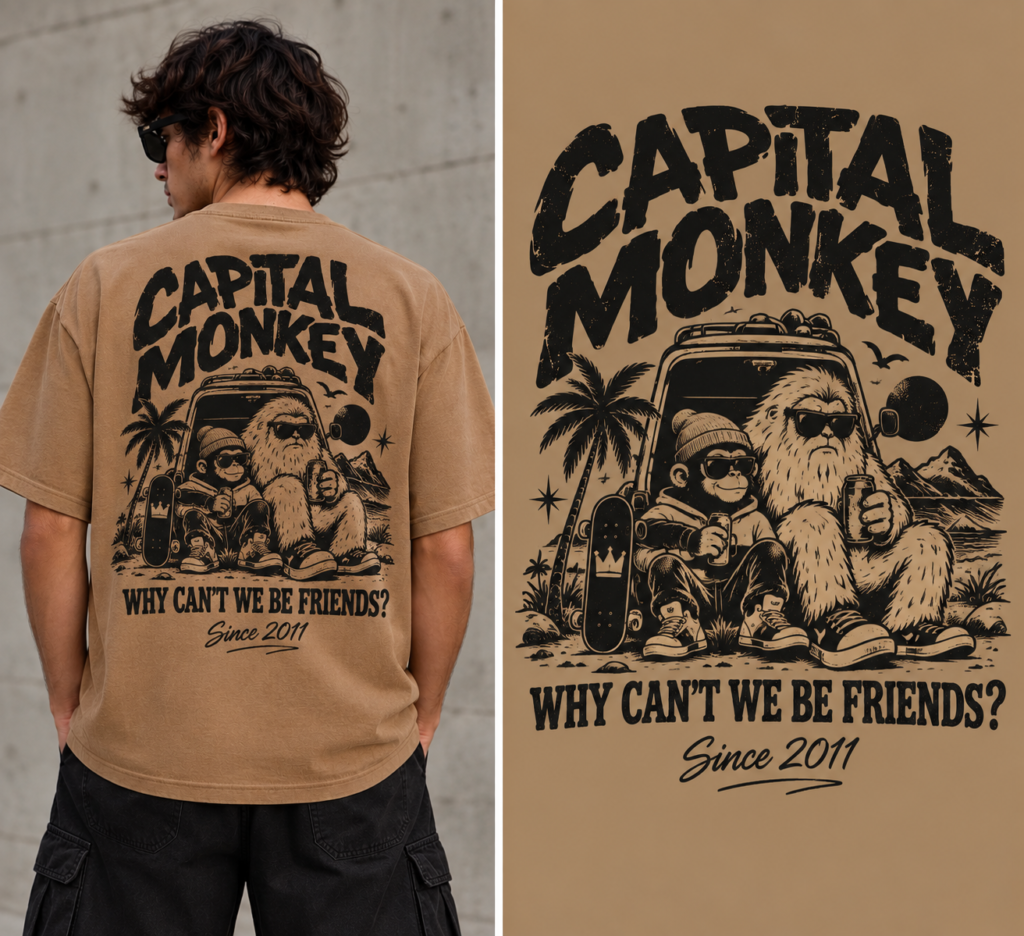 Remera Regular Fit camel - YETI
