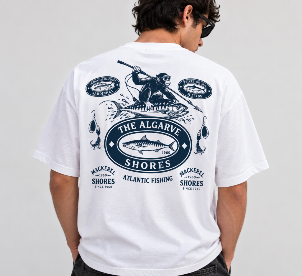 Remera Regular Fit white - FISHERMAN
