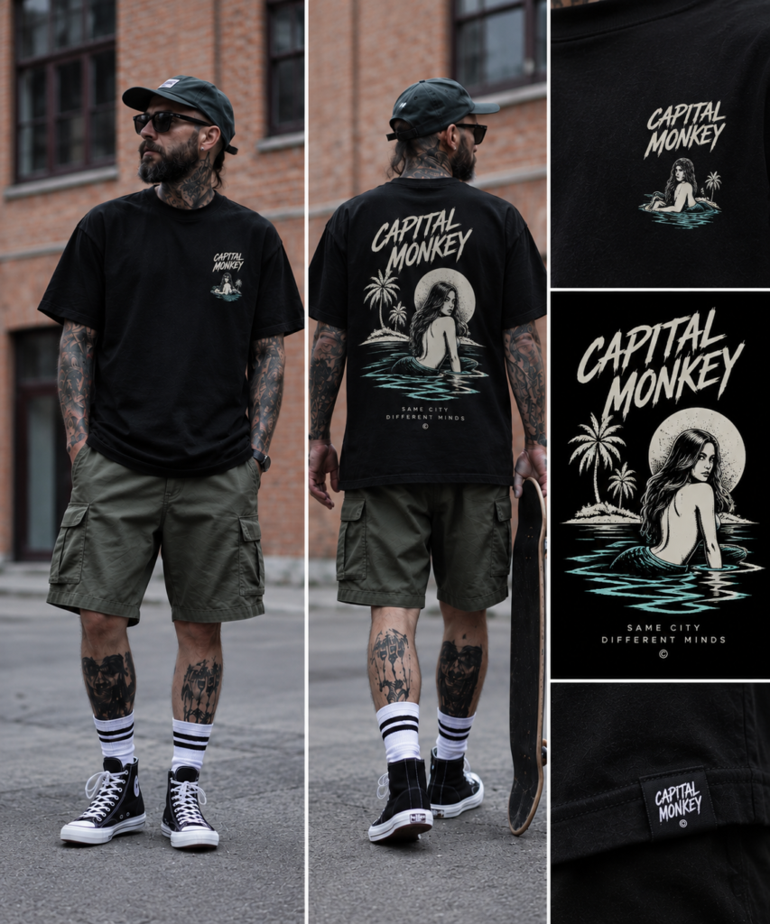 Remera Regular Fit black - DIFFERENT